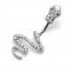 My-jewelry - H29685 - Jolie piercing serpent stainless steel