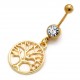 My-jewelry - H29692 - Nice piercing in stainless steel gilded