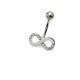 My-jewelry - H30457 - Jolie piercing infinity stainless steel