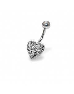 My-jewelry - H30474uk - stainless steel pretty heart piercing