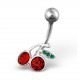 My-jewelry - H2478 - Jolie piercing cherry stainless steel