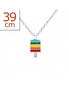 My-jewelry - H30924uk - Sterling silver rainbow necklace