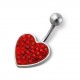 My-jewelry - H3351 - Jolie piercing heart stainless steel