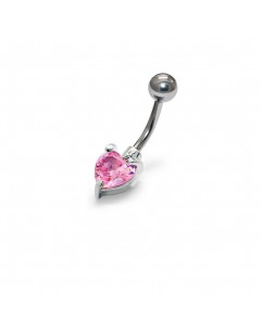My-jewelry - H29706uk - stainless steel pretty pink piercing