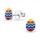My-jewelry - H21710 - earring egg multicolor 925/1000 silver