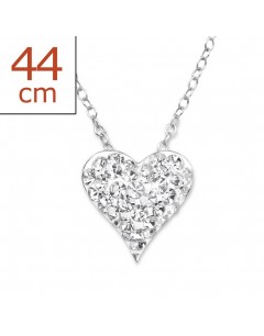 My-jewelry - H28079b - Necklace heart in 925/1000 silver