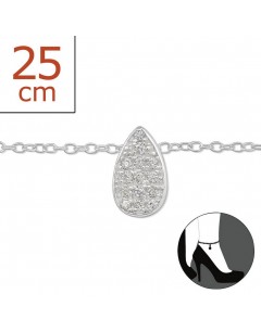 My-jewelry - H6304uk - Sterling silver Chain ankle