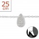 My-jewelry - H6304 - Chain ankle in 925/1000 silver