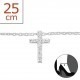 My-jewelry - H6444 - Chain ankle cross in 925/1000 silver
