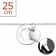 My-jewelry - H1605z - Chain ankle heart in 925/1000 silver