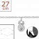 My-jewelry - H1580z - Chain ankle pineapple in 925/1000 silver