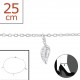My-jewelry - H2306z - Chain ankle sheet in 925/1000 silver
