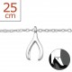 My-jewelry - H6301z - Chain ankle in 925/1000 silver