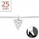 My-jewelry - H6445z - Chain ankle in 925/1000 silver