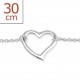 My-jewelry - H6125.30z - peg Chain in 925/1000 silver