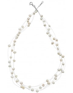 Necklace freshwater pearl in 925/1000 silver