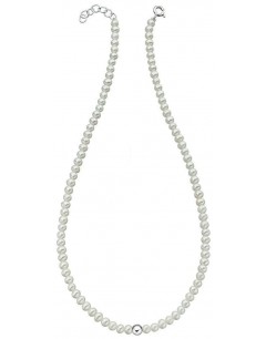 Necklace freshwater pearl in 925/1000 silver