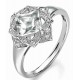 Ring white Gold 375/1000 carats