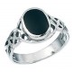 Ring onyx in 925/1000 silver