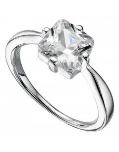 Ring solitaire zirconia in 925/1000 silver