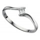 Ring solitaire in 925/1000 silver