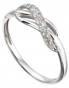 My-jewelry - D403uk - 9k diamond 0.064 carat gold ring