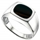 Ring onyx in 925/1000 silver