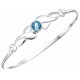 Bracelet princess crystal in 925/1000 silver