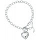 Heart Bracelet in 925/1000 silver