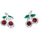 Earring cherry, 925/1000 silver