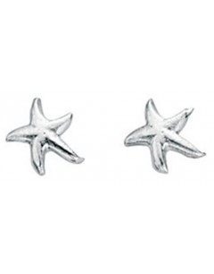 Earring sea star in 925/1000 silver