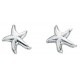 Earring sea star in 925/1000 silver