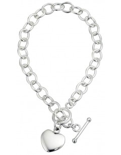 Heart Bracelet in 925/1000 silver