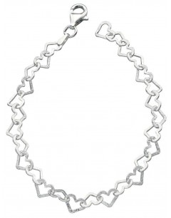 My-jewelry - D4323uk - Sterling silver heart Bracelet