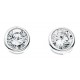 Earring zirconia in 925/1000 silver