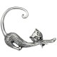 Pin cat in 925/1000 silver