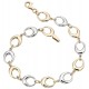 Bracelet luxury white Gold and 14-karat Gold