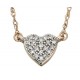 Diamond necklace Gold 14 carat