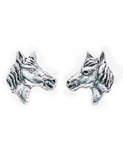 Earring horses in 925/1000 silver