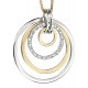 Diamond necklace in white Gold and Gold 375/1000 carats