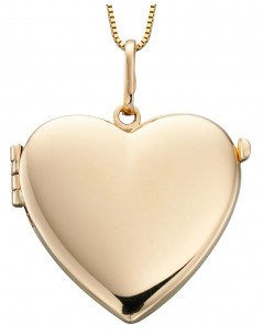 My-jewelry - D80auk - 9k photo heart of Gold necklace0