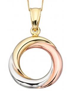 My-jewelry - D821uk - 9k Original luxury three Gold necklace