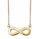 Necklace infinity Gold 375/1000