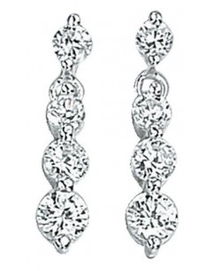 My-jewelry - D2028cuk - Sterling silver zirconia earring