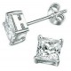 Earring zirconia in 925/1000 silver