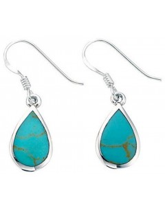 My-jewelry - D2424uuk - Sterling silver Sterling silver turquoise earring