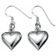 Earring heart 925/1000 silver