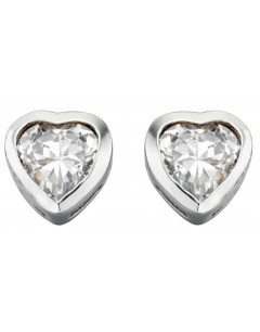 My-jewelry - D2921cuk - Sterling silver heart earring