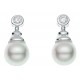 Earring pearl in 925/1000 silver