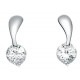 Earring zirconia in 925/1000 silver